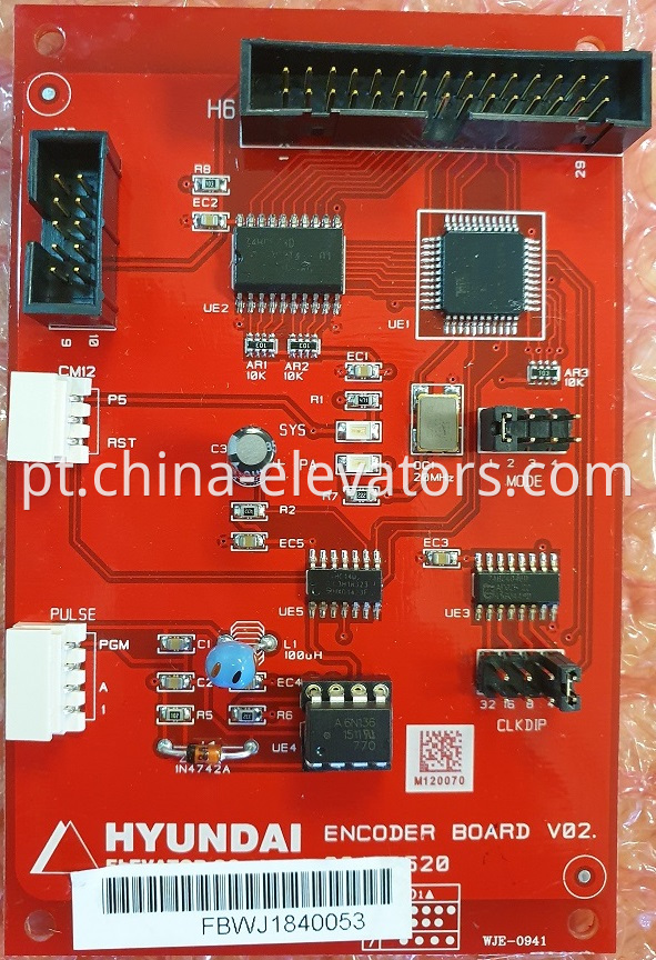 Placa codificadora 204C2520 V02 para elevadores Hyundai 204C2520 Encoder Board V02 for Hyundai Elevators